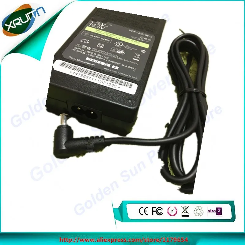 Для sony адаптер питания VGP-AC19V13 19,5 V 4.7A ноутбук зарядное устройство
