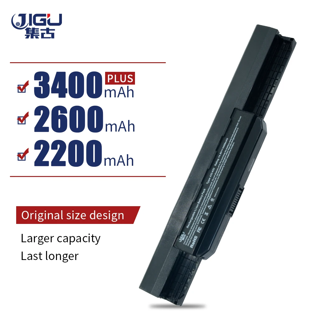JIGU Новый 4-ячейный Аккумулятор для ноутбука A32-K53 A42-K53 Asus A43 A53 K43 K53 X43 A43B A53B K43B K53B X43B