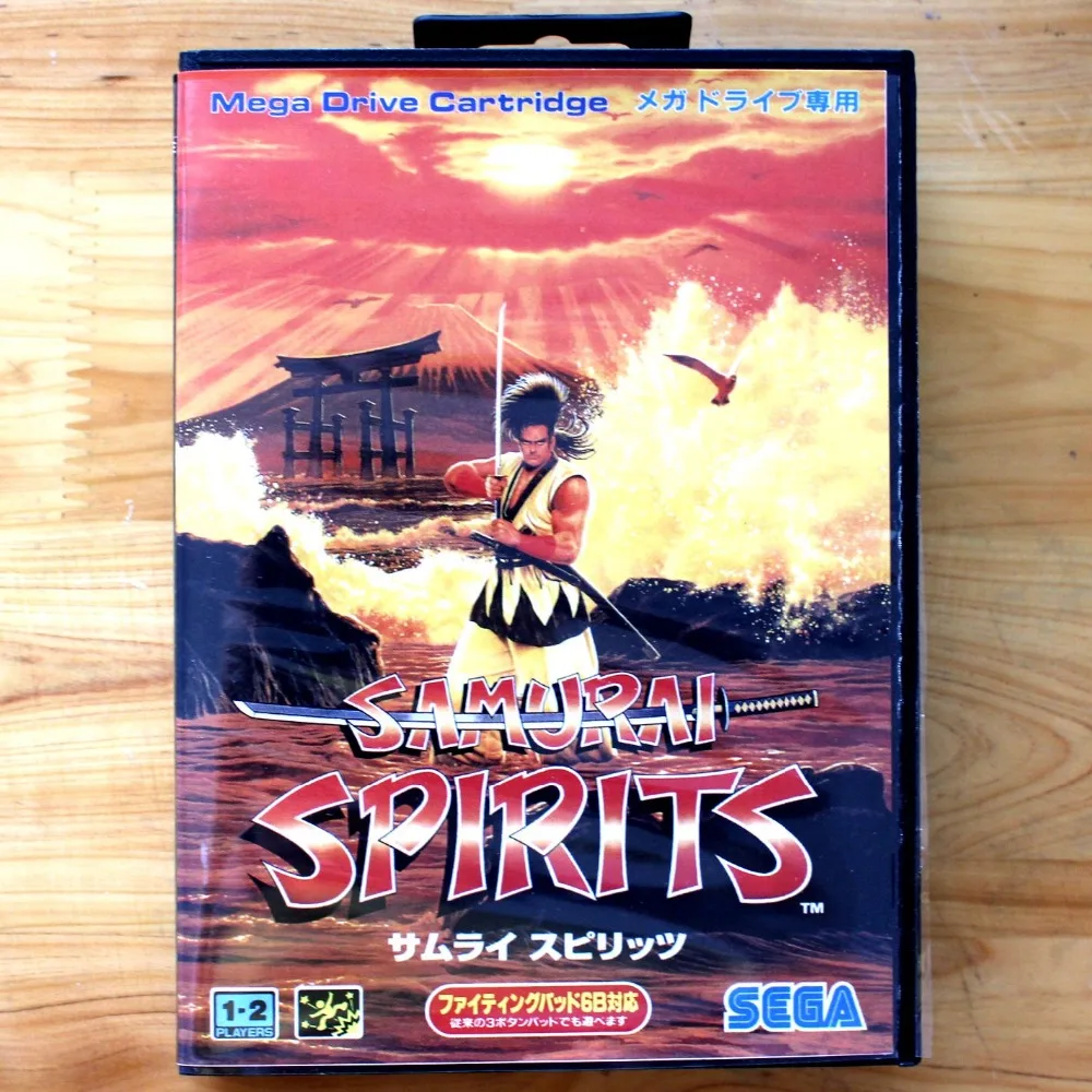 

Samurai Spirits 16 Bit SEGA MD Game Card With Retail Box For Sega Mega Drive For Genesis
