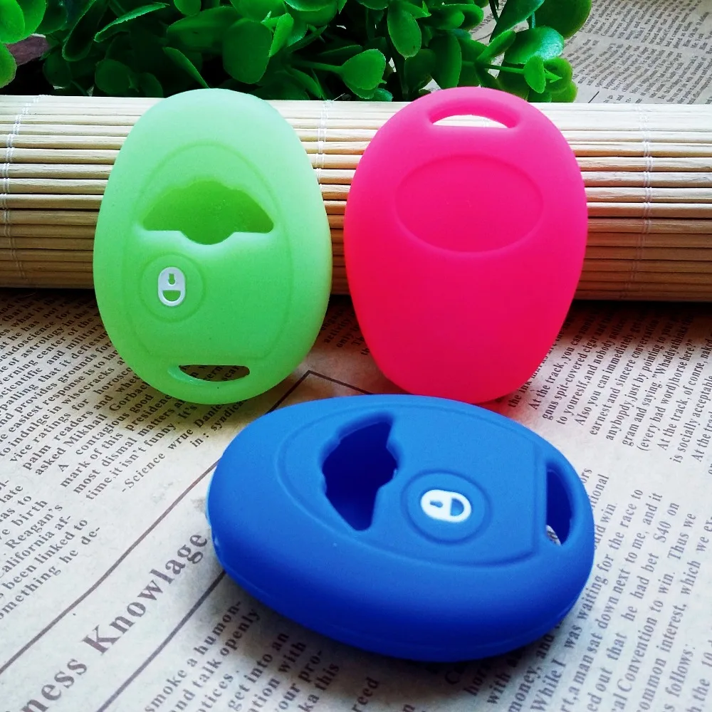 car key silicone set cover New Skin 2 one Buttons for BMW Mini Cooper