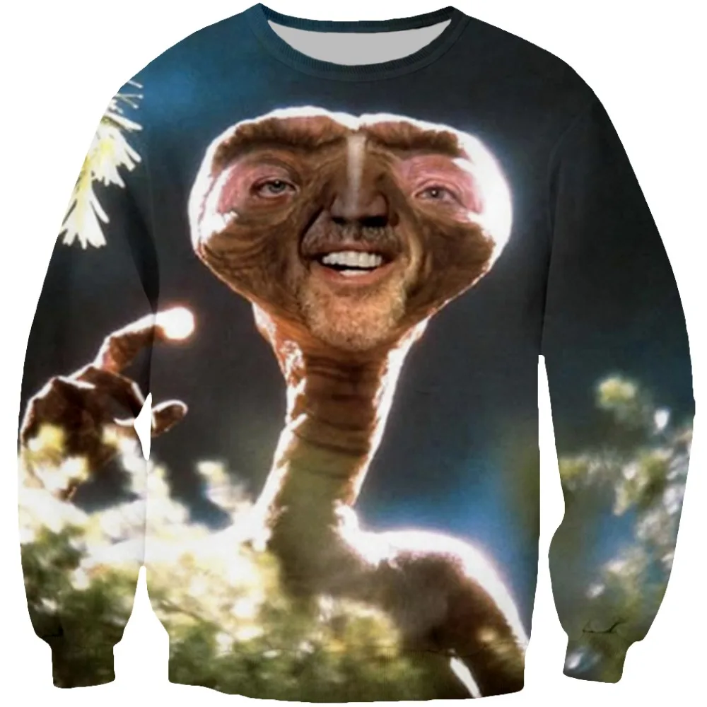 

2018 Men Women Harajuku Sweatshirt Funny Nicolas Cage Pullover Art Printed 3D Hipster Hip Hop casual long sleeve Outwear