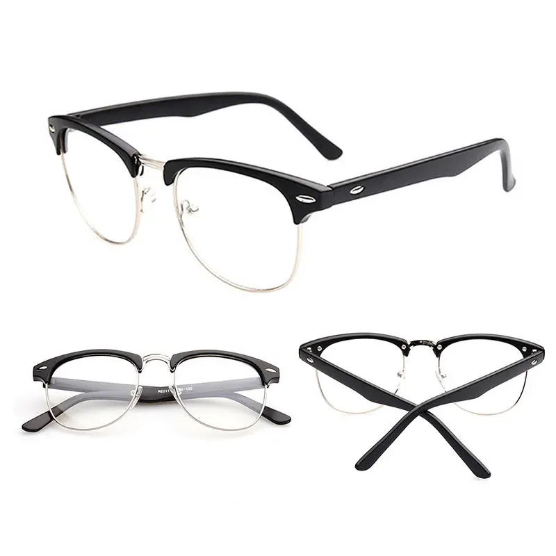 SEKINEW модные винтажные Ретро полуоправа прозрачные линзы очки Ботан очки в духе гиков очки водительские очки