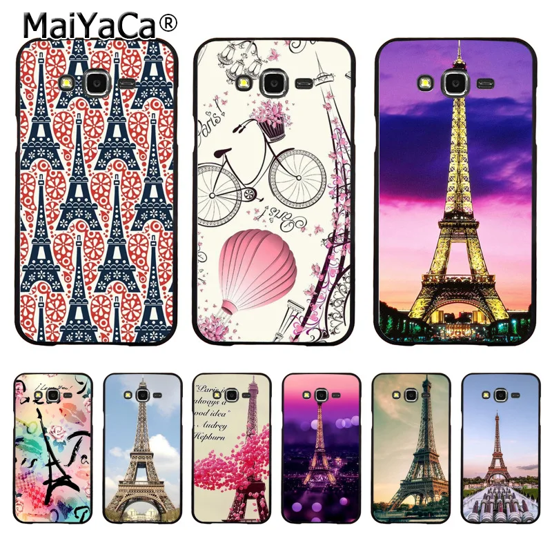 

MaiYaCa let's go to Eiffel Tower Luxury Phone Case for samsung j7 j8 j4 j6 j2pro a9 a8 a6 2018 case coque