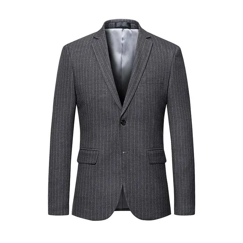 

2019 New Arrival High Quality Cotton Stripe Casual Blazer Men,Men's Suits Jackets ,Casual Jackets Men 7119