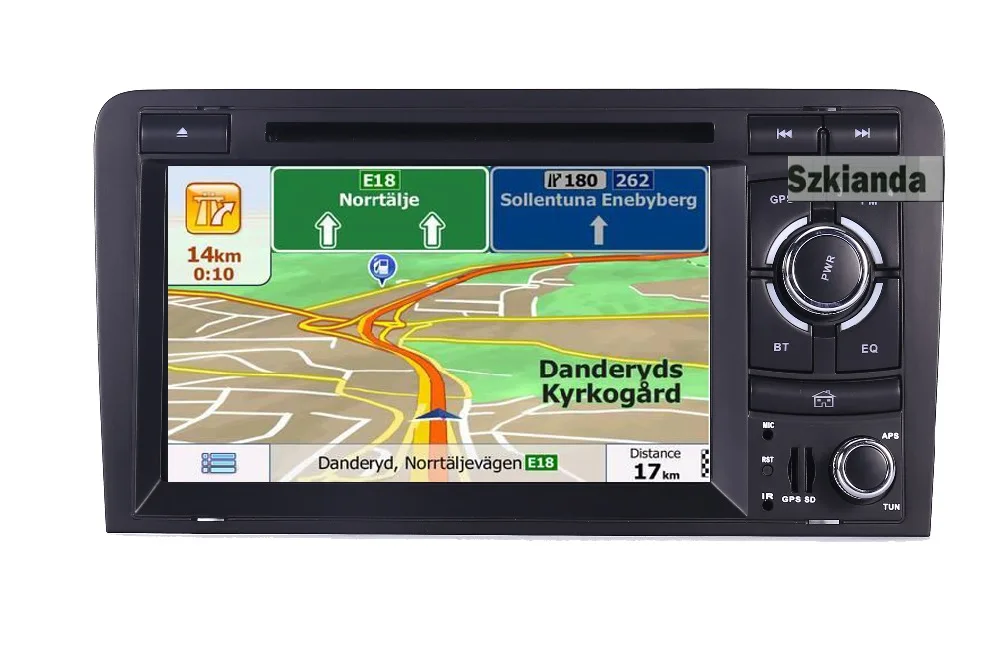 Best 2DIN Car DVD GPS For Audi A3 S3 2002-2011 Canbus Radio GPS Bluetooth 1080P 3G USB Host Ipod Map 6