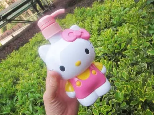 Рисунок «Hello Kitty» Малый Пластик контейнеры KT контейнер для хранения пустые косметические Для ванной Лосьон дезинфицирующее средство для рук бутылку