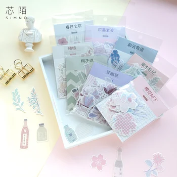 

8bags/LOT flowers and birds series Creative decoration DIY paper washi stickers