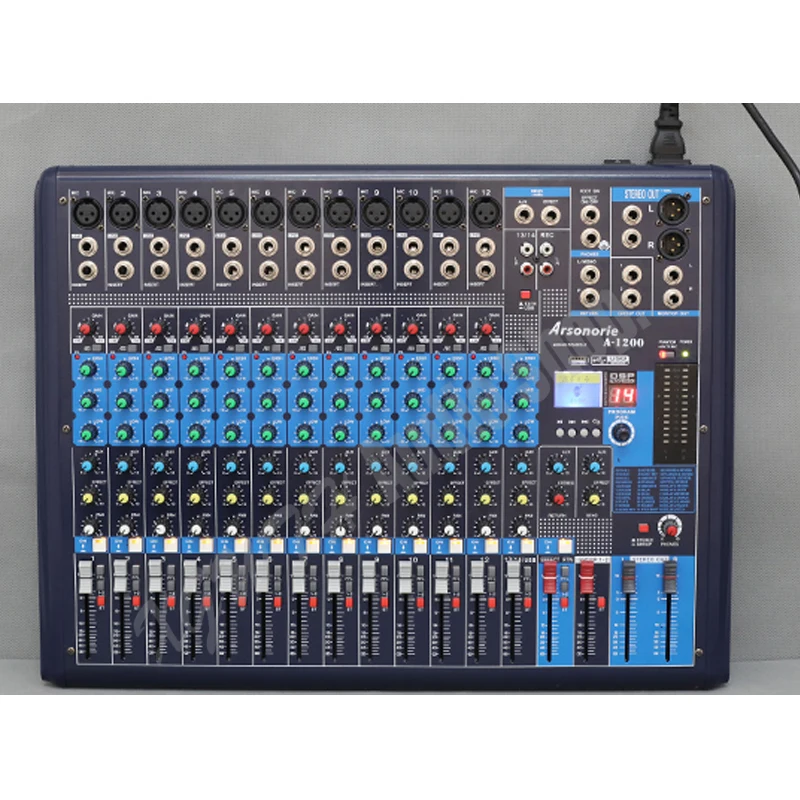 12 Channel Audio Sound Stage Wedding Mixer with