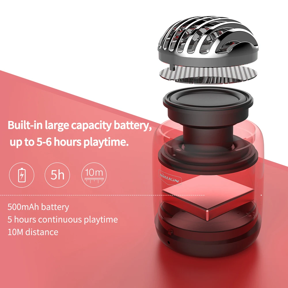 NILLKIN Bluetooth динамик портативный беспроводной громкоговоритель 10 Вт стерео музыка