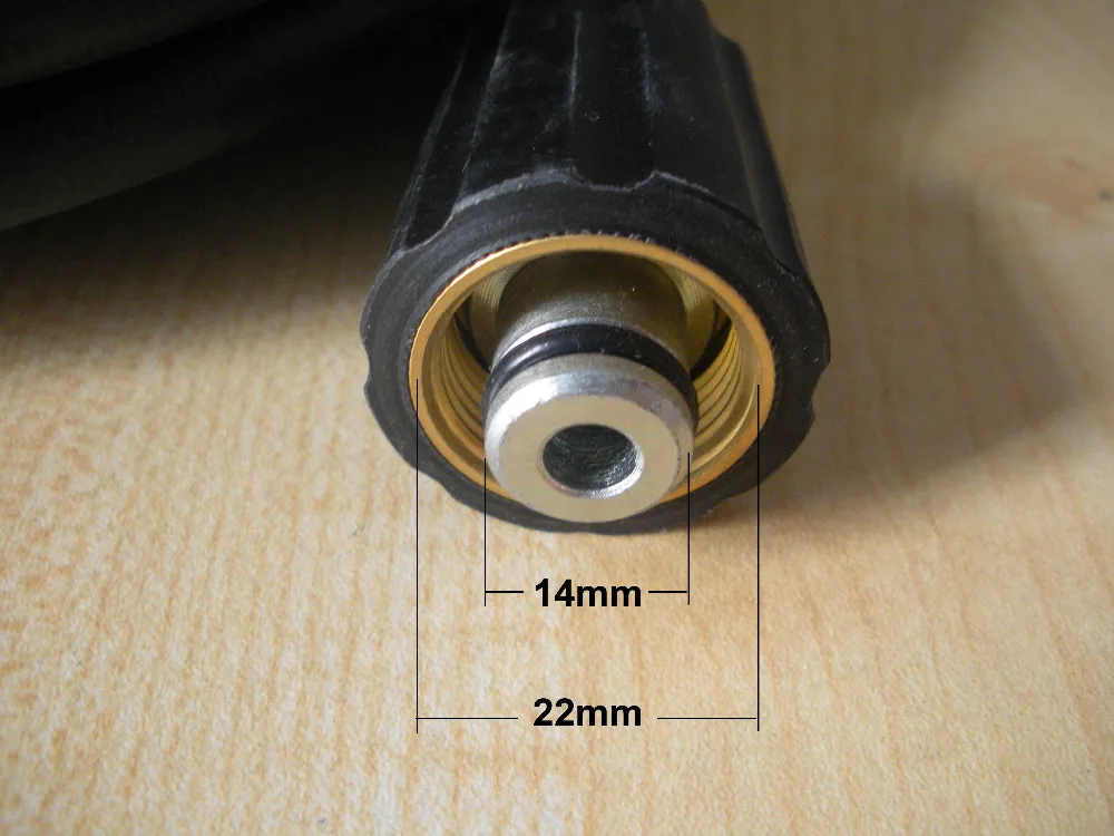 Шланг для мойки автомобиля 10 м 32,8 '400Bar 5800PSI, два конца M22* 1,5*14 мм, автомобильная мойка высокого давления шланг распыления воды