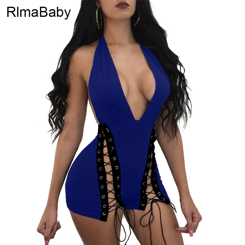 Rlmababy Холтер спинки Кружево Up черный Комбинезоны для малышек женские комбинезон