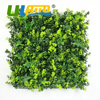 

ULAND 25cm*25cm Plants Leaves Synthetic Grass Mat Artificial Fence Bushes Foliage For DIY Garden Wedding Decorations-G0602A009B