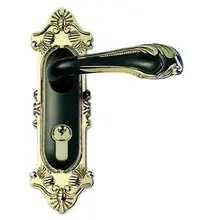 Wholesale- Zinc Alloy Lever Handle door lock Free Shipping