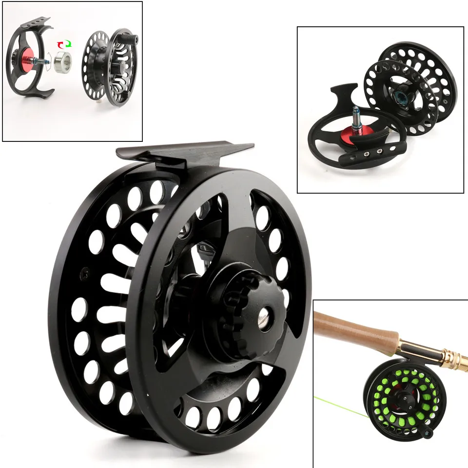 Maximumcatch DM 9/11wt Machine Cut And Die Casting Fly Fishing Reel Large Arbor Aluminum Fly