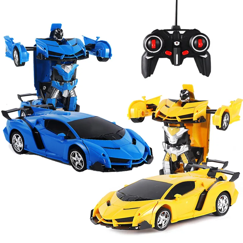 

Remote Control Car One-key Transform RC Car Radio-Controlled Sport Car Model 1:18 Transformation Drift Toy for Boy Children