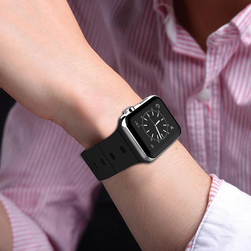 for apple smart watch band soft tpu strap bracelet (4)