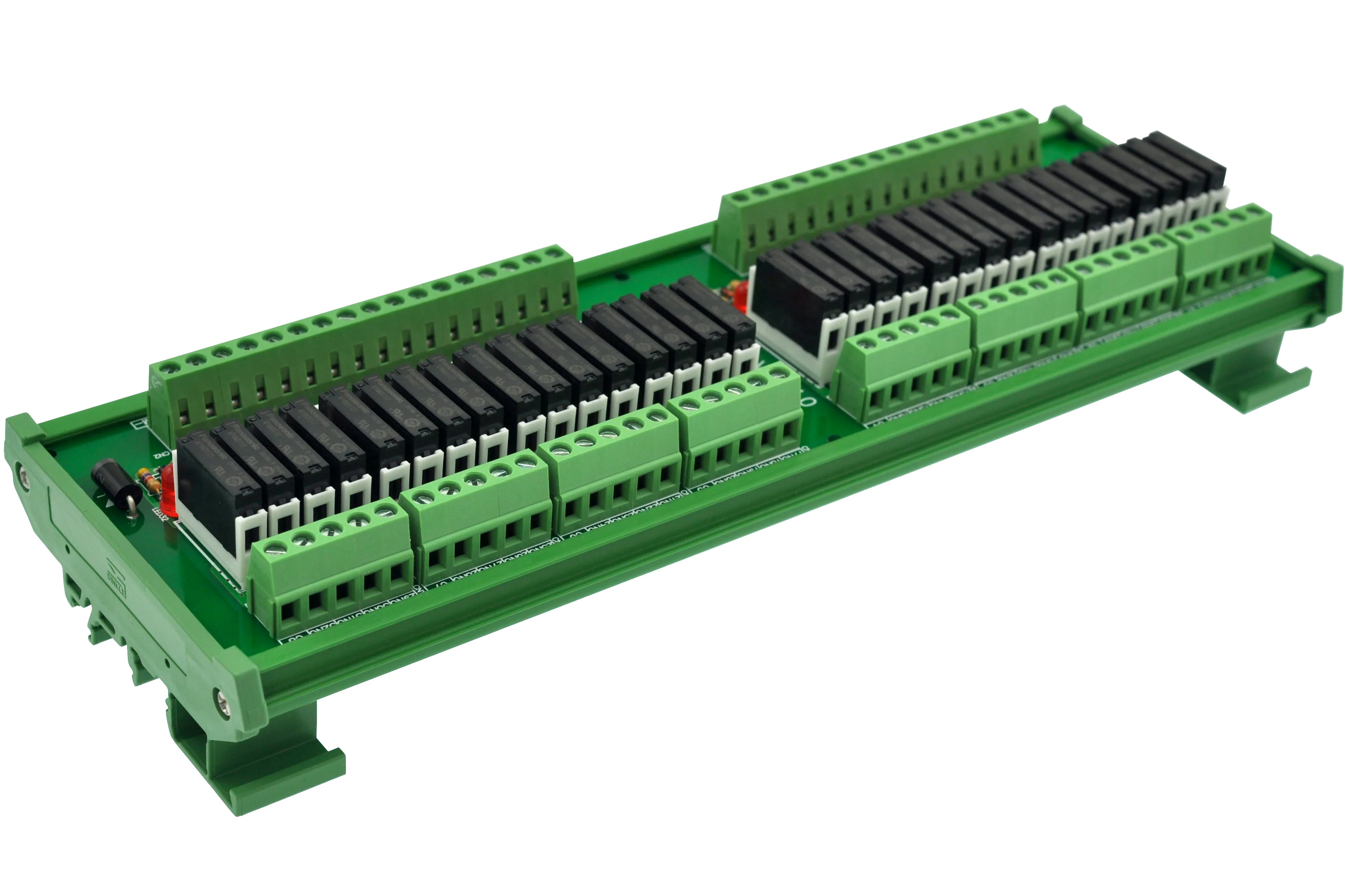 Тонкий DIN рейку DC12V источника/PNP 32 SPST-NO 5A Мощность Модуль реле, PA1a-12V