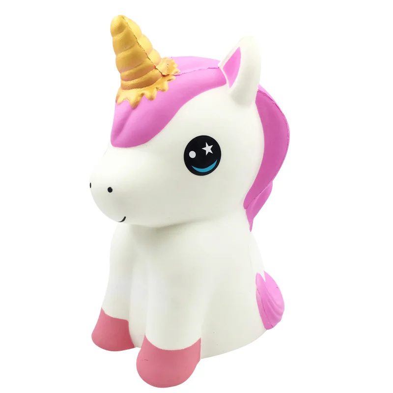 Мягкий PU Jumbo Big 30 см Kawaii Unicorn мягкое игрушки для детей и взрослых снимает стресс беспокойство украшение для дома