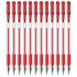 Балык Выдвижной Гелевая ручка с красными чернилами Fine Point 0,5 мм офис школьные принадлежности канцелярские 6601