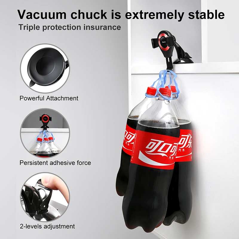 Baseus Car Phone Holder For iPhone X 8 5 6 7 Samsung Xiaomi Phone Stand Holder Automatic Clamping Sucker Mount Holder Stand