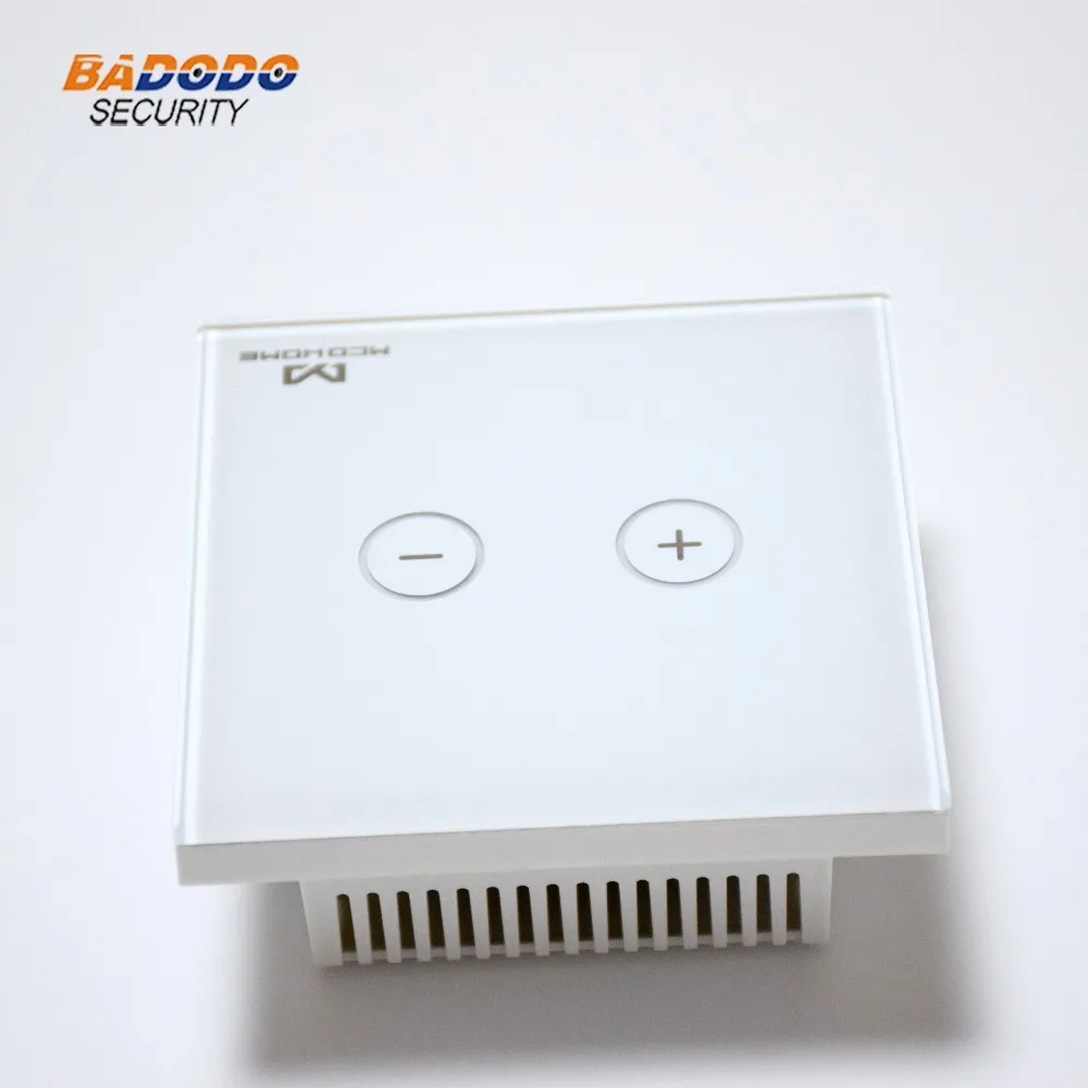 Z wave plus eu868 42mhz MCO домашняя стеклянная сенсорная панель диммер светильник с