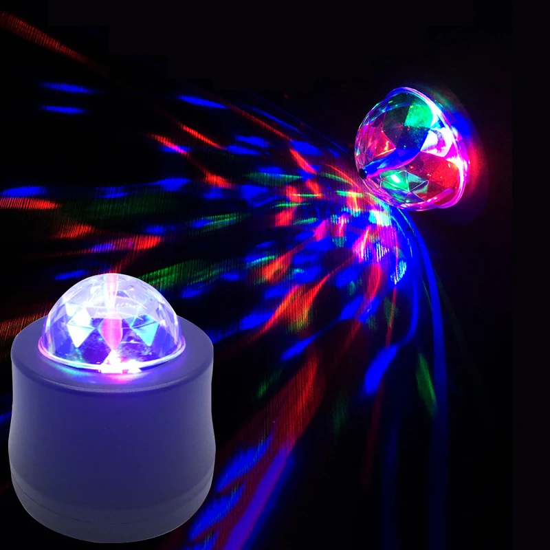 

High brightness stage lighting effect 5V USB lumiere laser lamp stroboscope party light music LED par disco ball DJ show IL