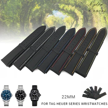 

19/ 20/ 21/22mm Nylon Watch Strap High Quality Watchband Universal Belt Suitable for Longines Omega Seamaster Tudor Wrist Watch