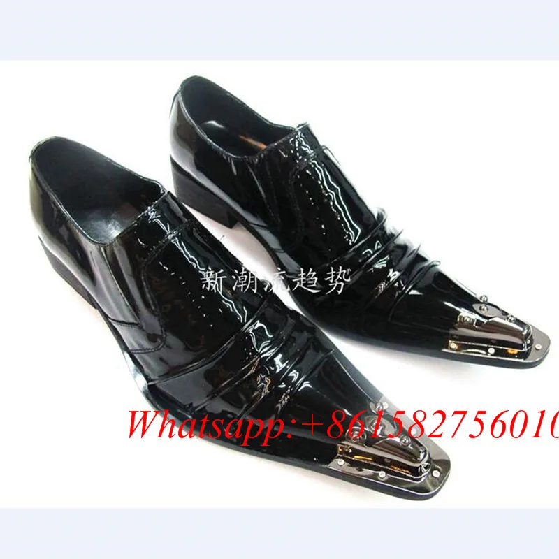 High Quality Customized Hot Pointed Toe Sapato Masculino Breathable Mens Dress Shoes Spring Autumn Slip-On Formal Wedding Shoes