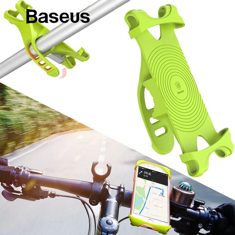 Baseus Bike Phone Holder For Smart Cell Mobile Phone Holder Bike Handlebar Mount Bracket GPS Stand Bicycle Phone Holder