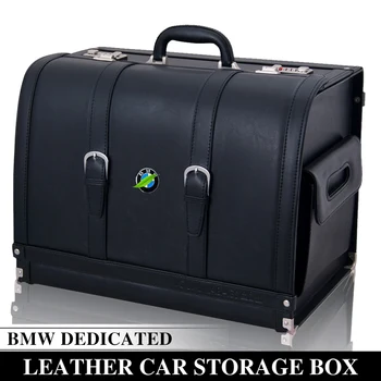 

Dedicated to BMW storage box 5 series 3 series 7 series X4X5GTX3X1X6 car leather car storage box leather car trunk storage box