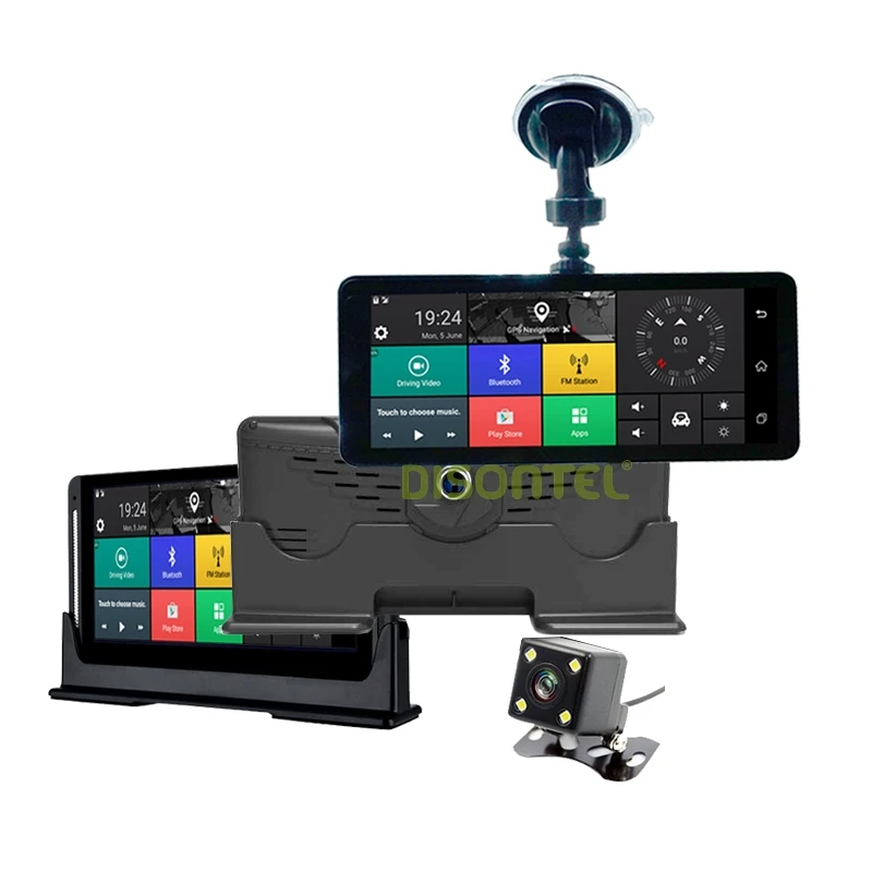 

6.86" 4G Car DVR camera ADAS DVR Full HD 1080P Automobile DVR Dash cam GPS Bluetooth Dual Lens Video Recorder Desktop/Sucker DVR