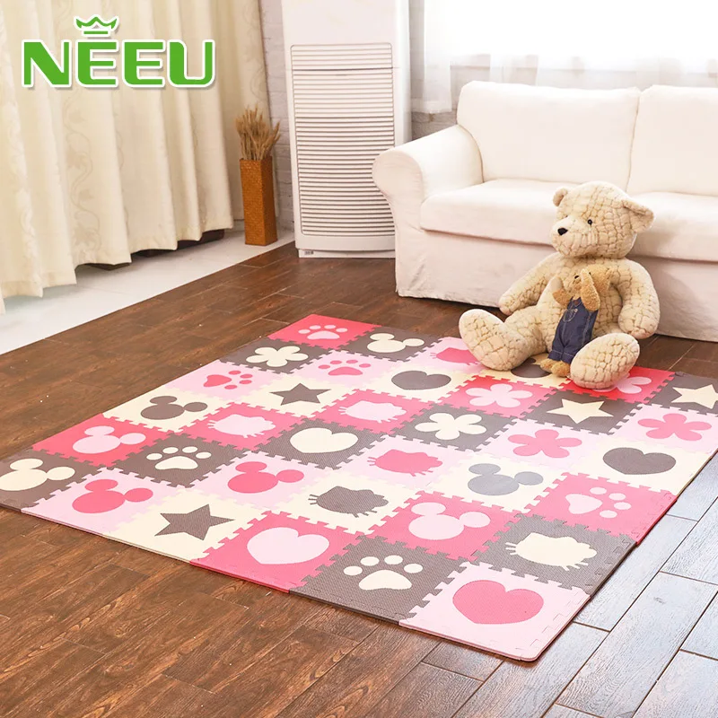 Neeu eva пенопластовый детский игровой коврик пазл tapete tapis enfant тренировочная плитка