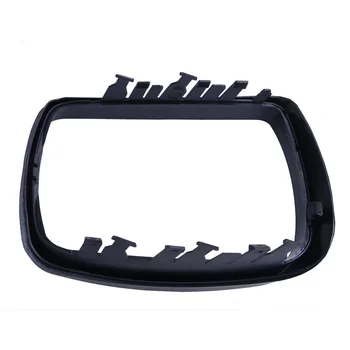 

1pcs Black ABS Plastic Left Door Wing Mirror Cover Cap Trim Ring 51168254903 For Bmw E53 X5 00-06