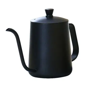 

DIY Stainless Steel Mounting Bracket Hand Punch Pot Pots with Lid Drip Gooseneck Spout Long Mouth Coffee Kettle Teapot