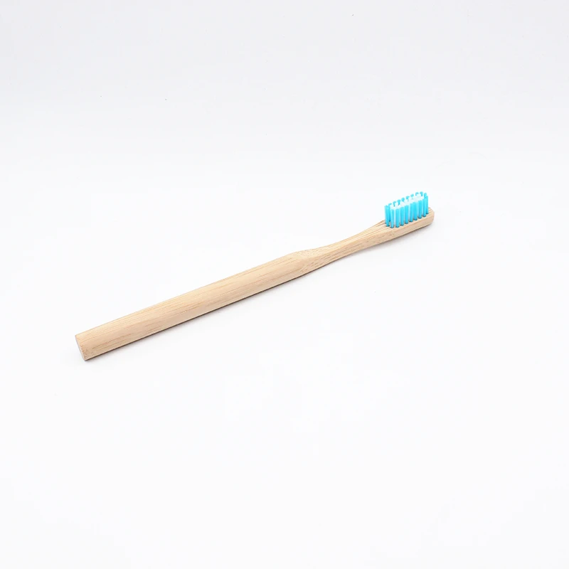 Escova de Dentes Fibra de Madeira Lidar com Baixo Bambu Cerdas Duras Tandenborstel Carbono Ambientalmente Livre Logotipo Personalizado 500 Pçs 8 duras tandenborstel fibra de madeira lidar com