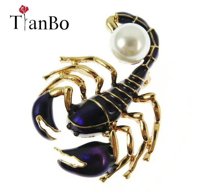 

Red And Purple Enamel Scorpion For Women And Men Alloy Animal Party Weddings Banquet Brooch Gifts
