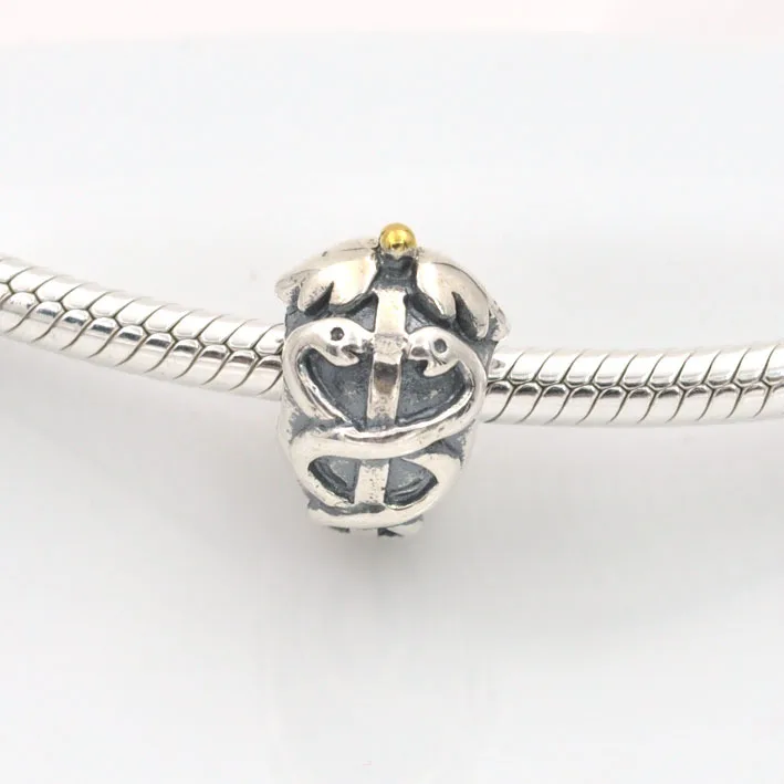 Medical Snake Fit Pandora Charms Bracelet Authentic 925 Sterling Silver