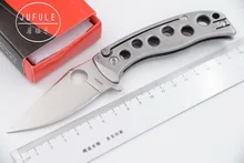 JUFULE Made C192 Klappmesser Stahl griff kupferscheiben jagd camping Tasche Überleben EDC Werkzeug N690Co klinge küchenmesser