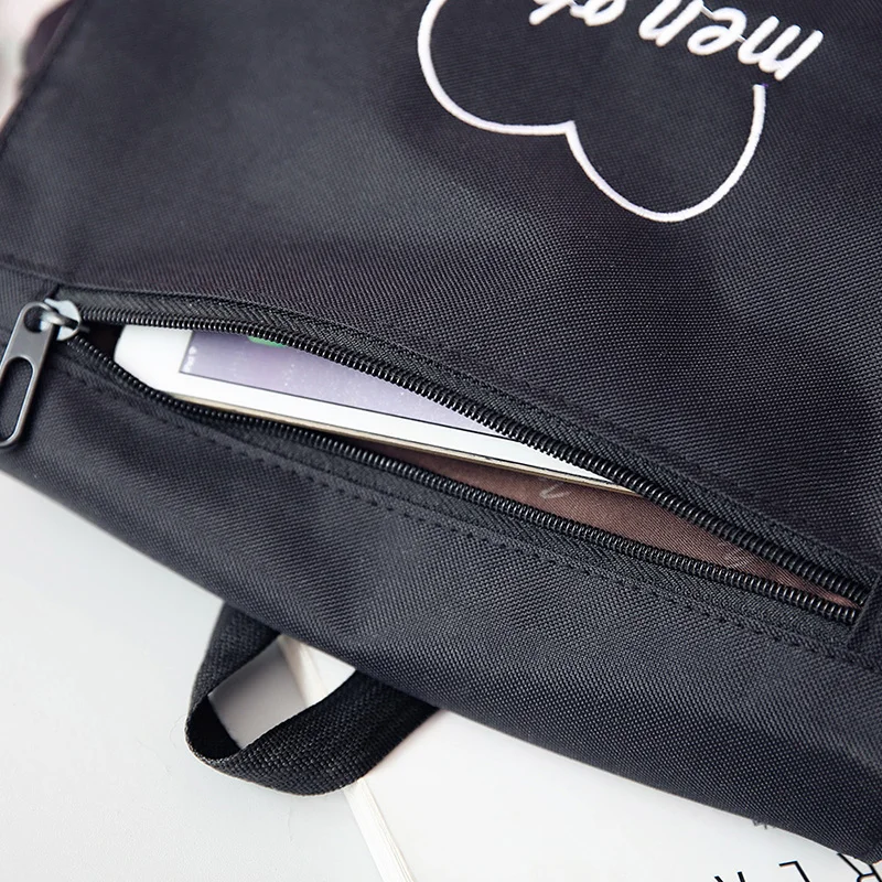 Menghuo 2017 HOT New Designed Korean Cute Fresh Backpack Letter Cover Women Backpacks Quality Fashion Girls School Bag Mochilas (55)