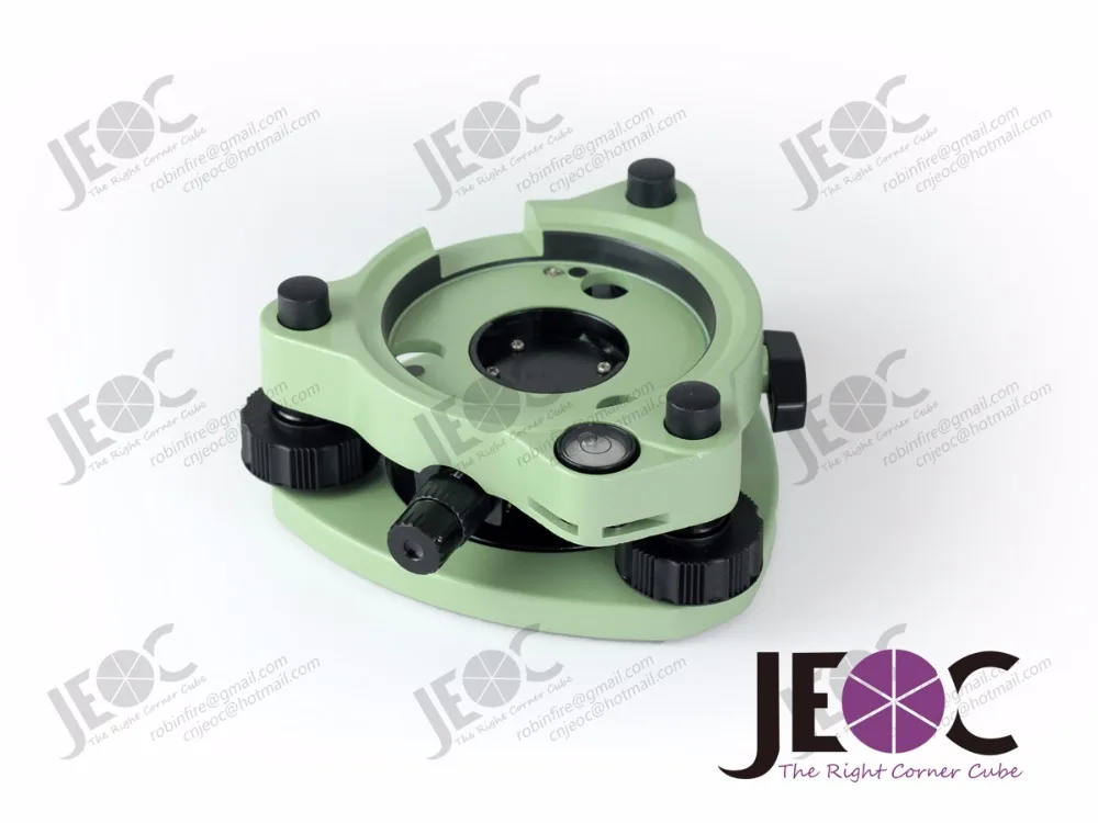 NEW GREEN THREE-JAW TRIBRACH WITHOUT OPTICAL PLUMMET,FPR Leica TOTAL STATION