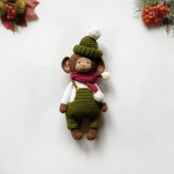 

crochet toys amigurumi doll monkey model number XH0412067