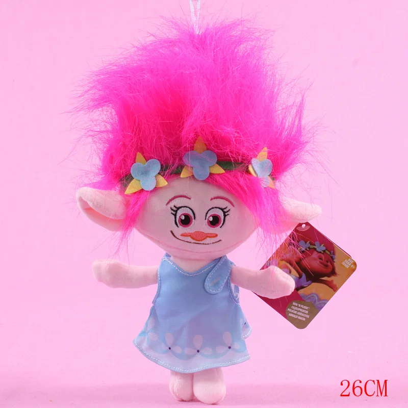 3 размера фигурка Dreamworks Movie Trolls игрушка плюшевые тролли Поппи фигурки троллей волшебная фея волос волшебник детские игрушки