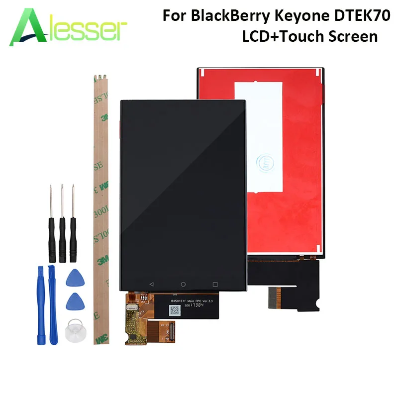 

Alesser For BlackBerry Keyone DTEK70 LCD Display And Touch Screen Screen Digitizer Assembly For BlackBerry Keyone DTEK 70 +Tools