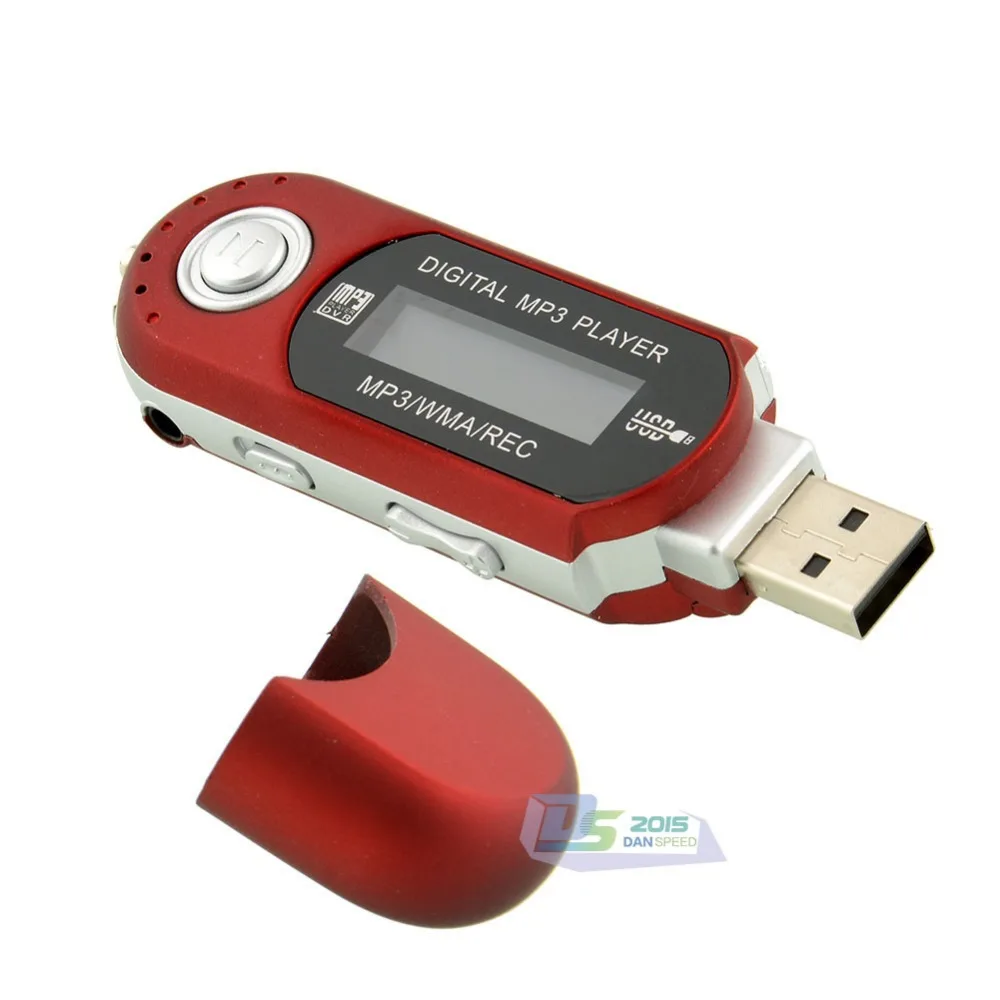 Portable 8GB Flash Drive USB LCD FM Radio WMA MP3 Music Media Player 3 Color Newin MP3 Player