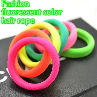 

Free shipping 2018 new jewelry wholesale multicolor fashion headband candy color hairband seamless hair rope rubber band women