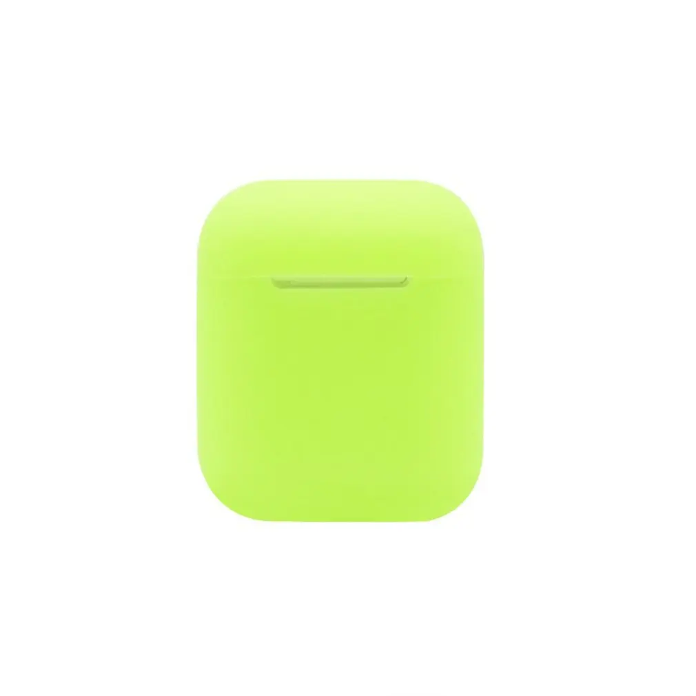 Мягкий ударостойкий силиконовый чехол для AirPods беспроводной защитный чехол для наушников для Air Pods зарядка защитная коробка - Цвет: 19