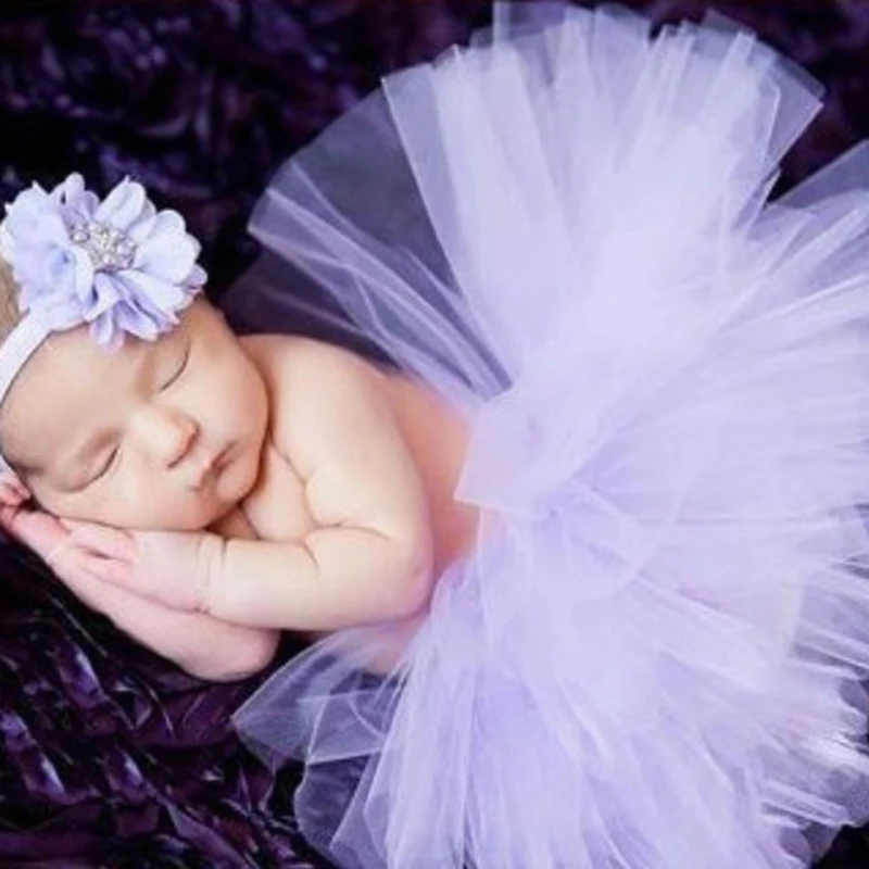Реквизит для фотосессии новорожденных; Детский костюм; наряд принцессы; юбка-пачка для малышей; повязка на голову; реквизит для фотосессии с реальным фото