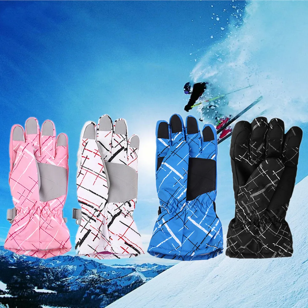 1 Pair Comfortable Men Women Outdoor Winter Sport Windproof Waterproof font b Gloves b font Keep