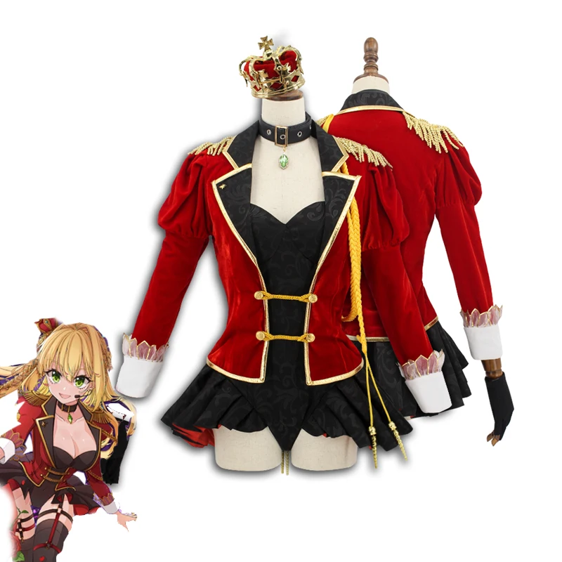Игровой костюм Fate Nero для косплея FGO блестящий праздничный танцевальный женское