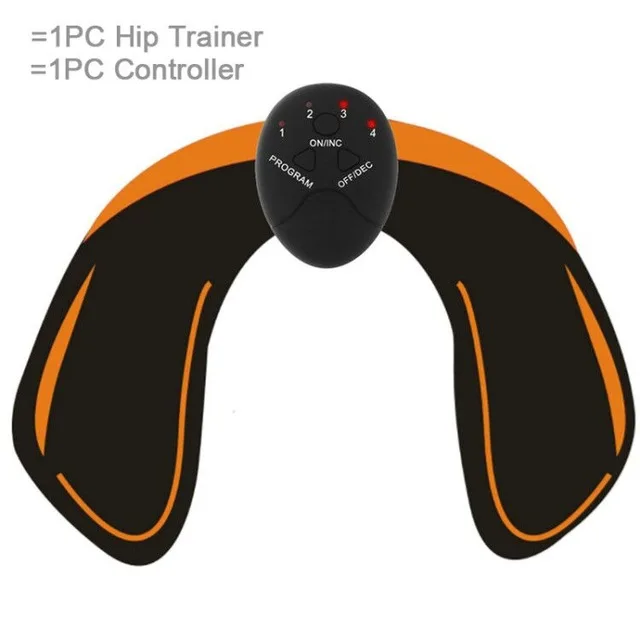 

YOUKE Unisex Smart EMS pulse hip trainer electric hip stimulator ABS fitness slimming massager with replacement hydrogel